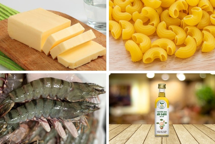 Nấu nui phô mai cho bé xào với tôm thơm ngon