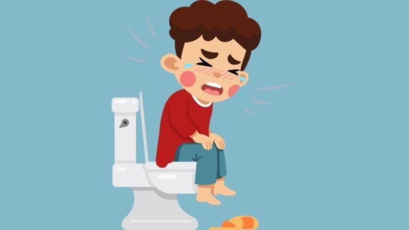 Nứt kẽ hậu môn cấp tính có thể là do táo bón