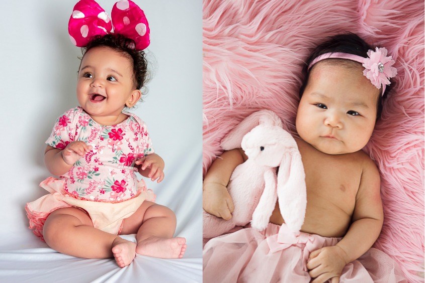 Kiểu tóc cho bé gái sơ sinh ấn tượng