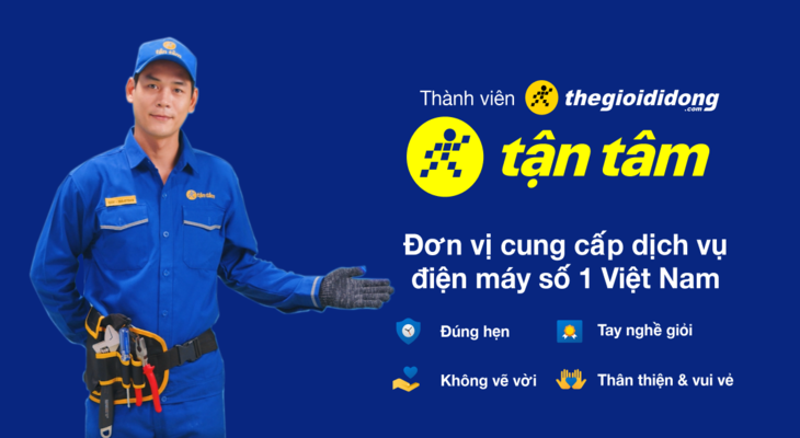 Logo và thông tin dịch vụ Tận Tâm
