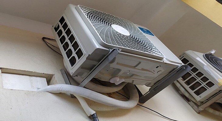 Khoảng cách lắp đặt tối ưu cho cục nóng máy lạnh