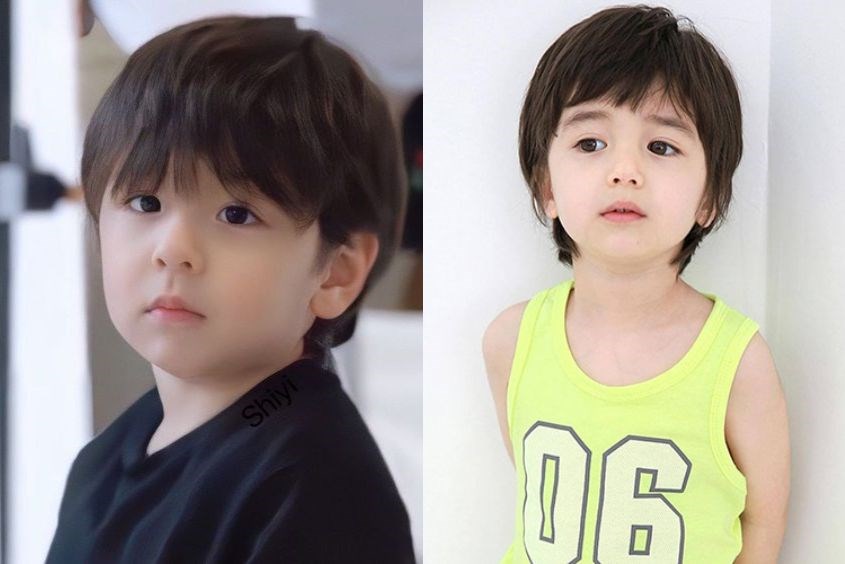 Kiểu tóc dài mái thẳng cho bé trai vô cùng đáng yêu Kiểu tóc cho bé trai 10 tuổi đẹp