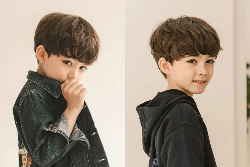 Kiểu tóc xoăn nhẹ cho bé trai 10 tuổi dễ thương Những kiểu tóc cho bé trai 10 tuổi