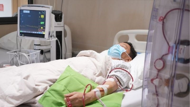 Chạy thận nhân tạo giúp điều hòa huyết áp và duy trì cân bằng điện giải tốt hơn