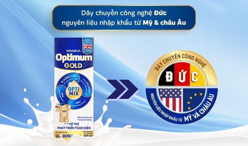 Optimum là sản phẩm của công ty sữa Việt Nam Vinamilk