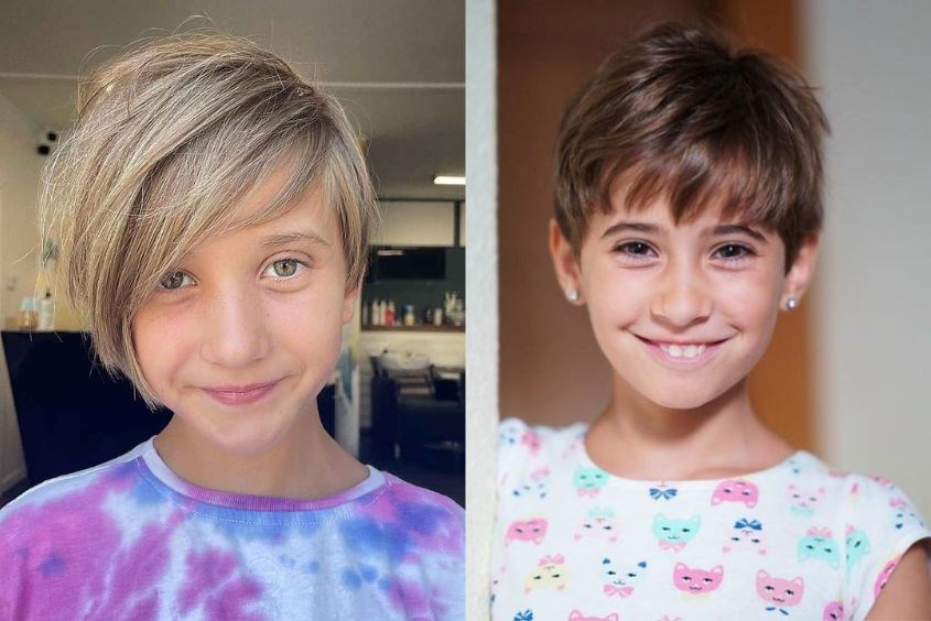 Mẫu kiểu tóc đẹp cho bé gái 12 tuổi đi học