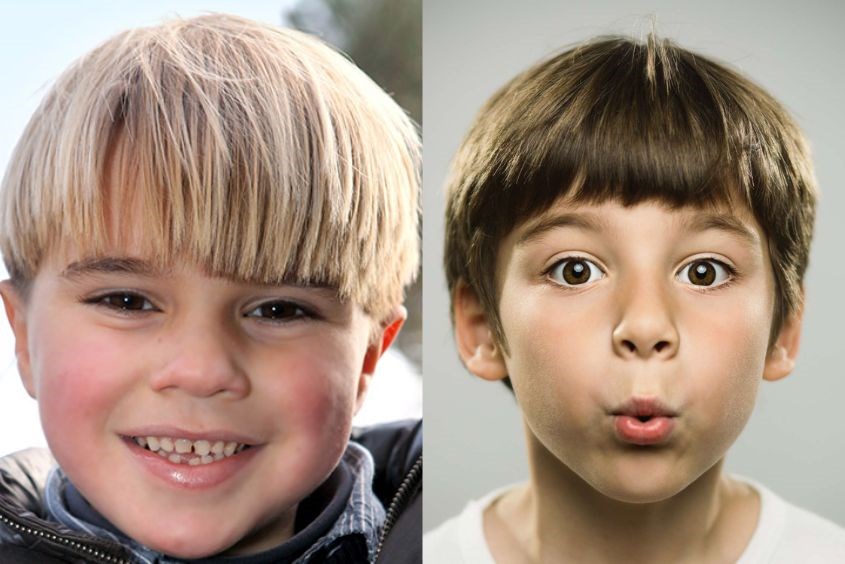 Bé trai 9 tuổi dễ thương với kiểu tóc đầu nấm Kiểu tóc cho bé trai 9 tuổi dễ thương