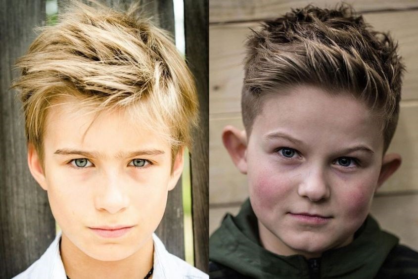 Mẫu tóc tỉa layer phù hợp cho bé trai 9 tuổi Kiểu tóc cho bé trai 9 tuổi theo dạng layer