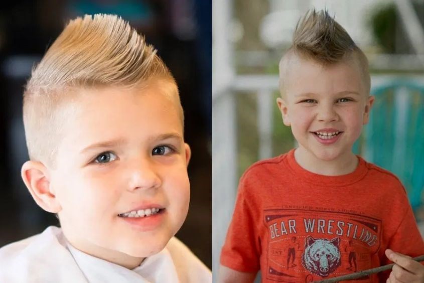 Tóc mohican sành điệu và phá cách cho bé trai 8 tuổi Kiểu tóc cho bé trai 8 tuổi mohican sành điệu