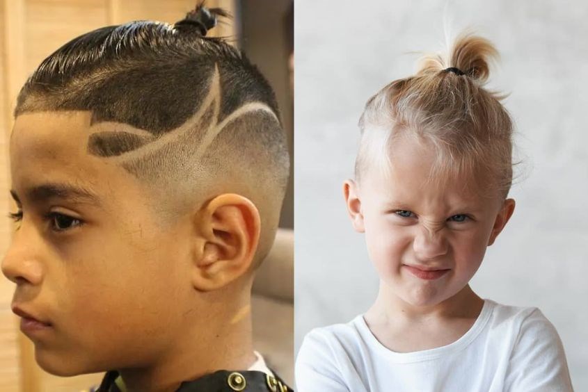 Thể hiện cá tính bụi bặm cùng kiểu tóc man bun buộc sau Kiểu tóc đẹp cho bé trai 13 tuổi độc đáo