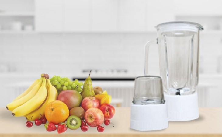 Máy xay ép đa năng Panasonic MJ-M176PWRA được trang bị 2 cối xay tiện lợi, giúp tiết kiệm chi phí mua sản phẩm mới