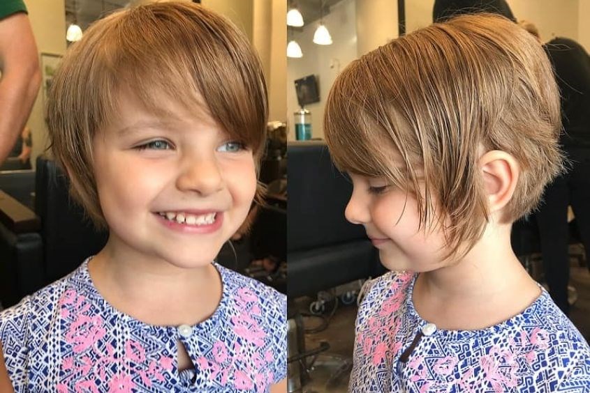 Kiểu tóc pixie cho bé gái nghịch ngợm