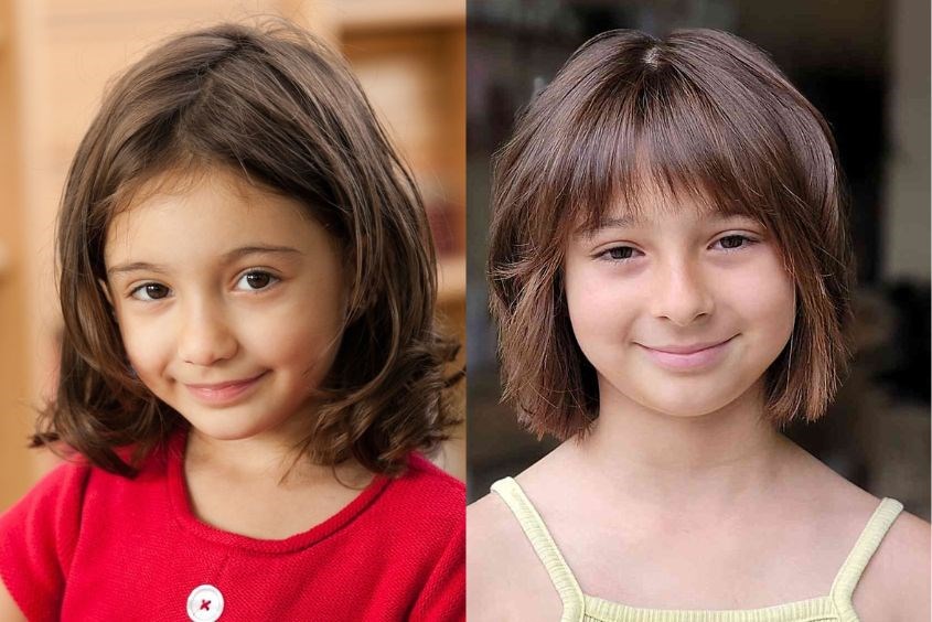 Mẫu tóc pixie cho bé gái phổ biến