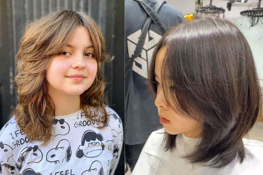 Tóc ngang vai cho bé gái đáng yêu nhất