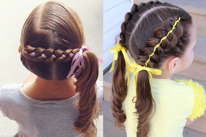 Các kiểu tóc cho bé gái đi tiệc đơn giản và dễ thực hiện
