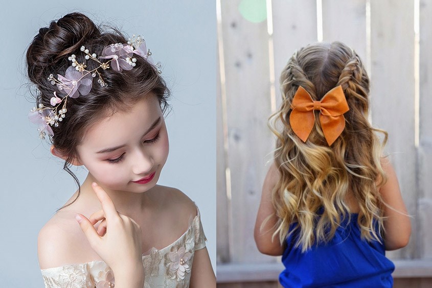 Chia sẻ kiểu tóc cho bé gái đi tiệc nổi bật và đáng yêu