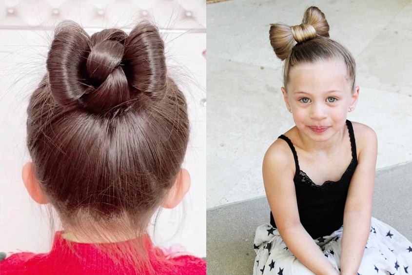 Kiểu tóc cho bé gái đi tiệc năng động và tự tin