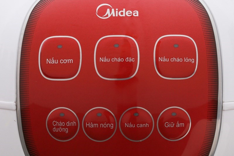 Nồi cơm điện tử Midea 0.6 lít MB-FS1617 được trang bị 7 chức năng nấu tự động, hỗ trợ người dùng dễ dàng, tiện lợi chế biến đa dạng các món ăn khác nhau chỉ trong tíc tắc Nồi cơm điện tử Midea 0.6 lít MB-FS1617 được trang bị 7 chức năng nấu tự động, hỗ trợ người dùng dễ dàng, tiện lợi chế biến đa dạng các món ăn khác nhau chỉ trong tíc tắc