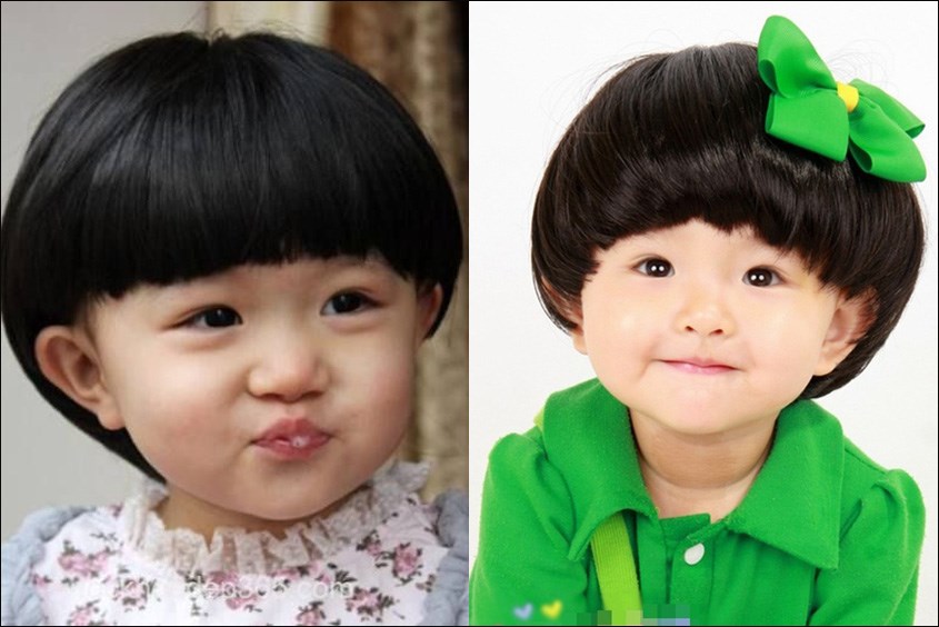 Kiểu tóc búp bê cho bé gái 2 tuổi