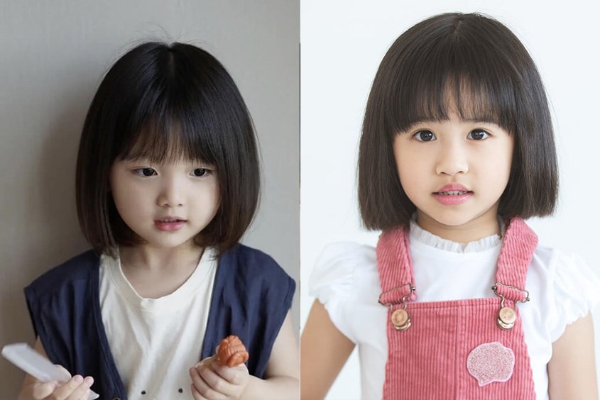 Kiểu tóc búp bê cho bé gái siêu dễ thương