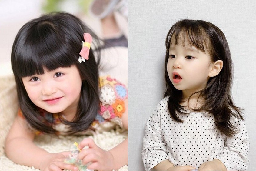 Một số kiểu tóc búp bê cho bé gái