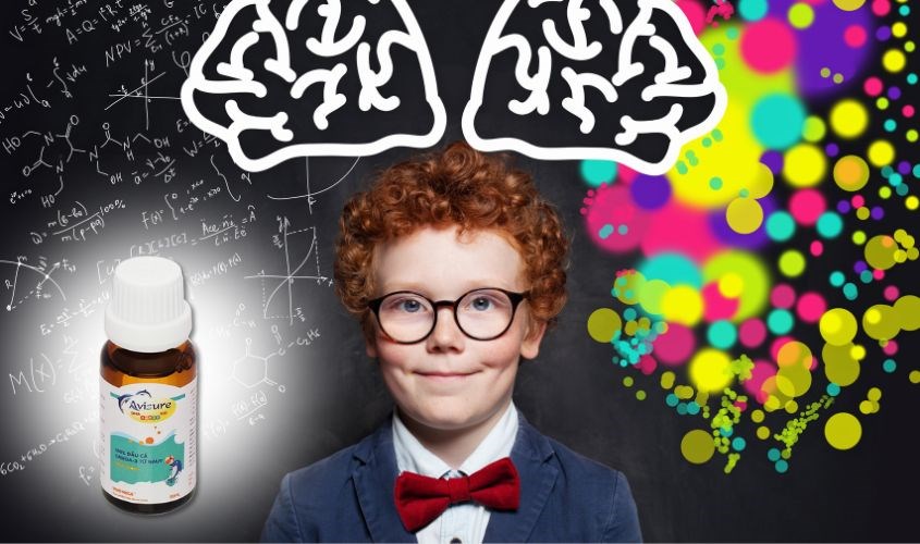  Hàm lượng lớn dưỡng chất DHA giúp phát triển não bộ cho trẻ từ sớm