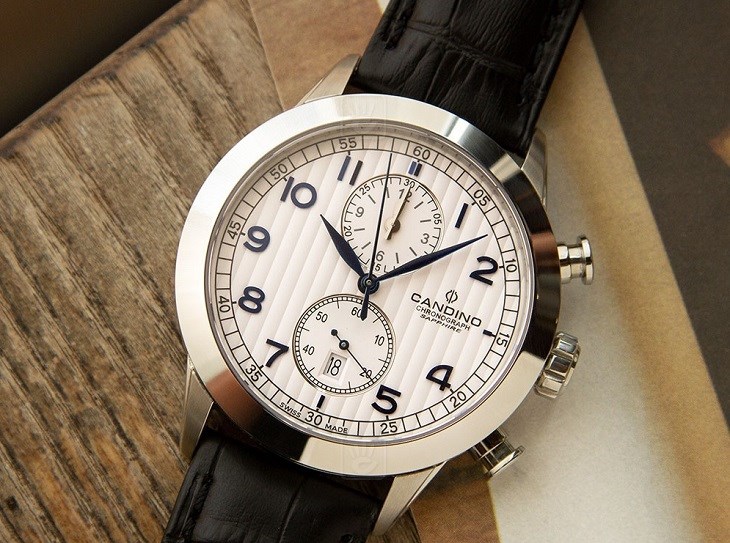 Đồng hồ CANDINO được hoàn thiện từ những chất liệu cao cấp như: dây da, kính Sapphire,...