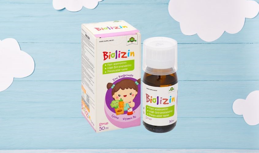 Siro Biolizin tăng cường sức đề kháng 50 ml (từ 3 tháng)
