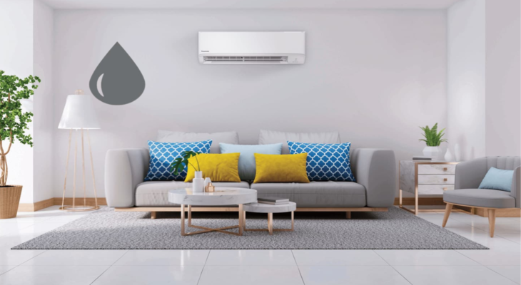 Biểu tượng giọt nước cho chế độ làm khô DRY trên máy lạnh