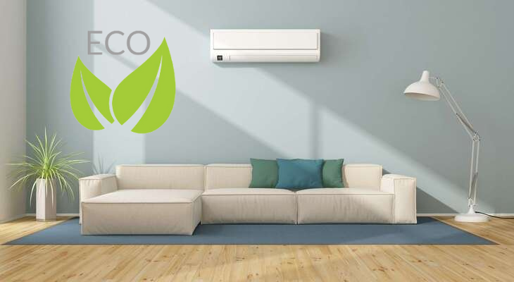 Biểu tượng chữ ECO cho chế độ tiết kiệm điện trên máy lạnh