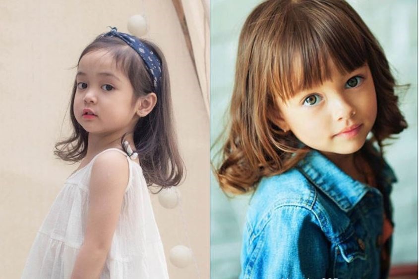 Kiểu tóc xoăn dài cho bé gái siêu dễ thương 