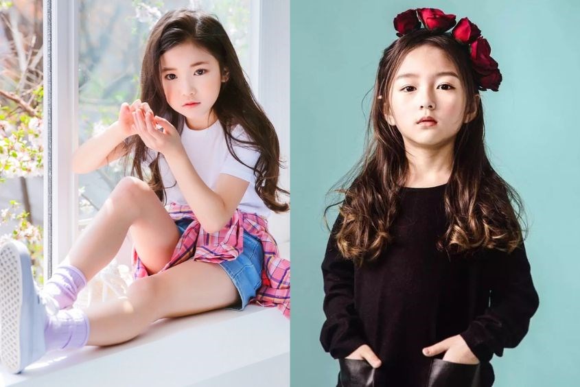 Những kiểu tóc xoăn dài cho bé gái sảnh điệu