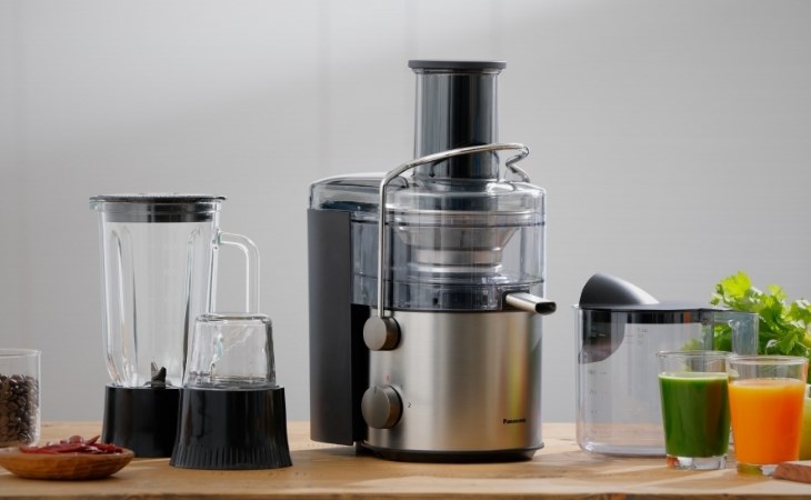 Máy xay ép đa năng Panasonic MJ-CB800SRA có thiết kế đẹp mắt, giúp tô điểm cho không gian bếp