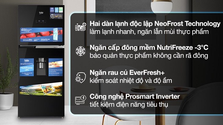 Nên đọc tài liệu hướng dẫn sử dụng để sử dụng tủ lạnh Beko Inverter 375 lít RDNT401E50VZDHFSU hiệu quả