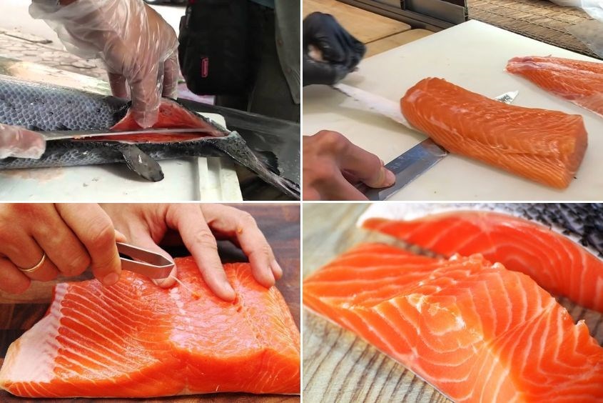 Cách sơ chế cá hồi đơn giản tại nhà cho mẹ