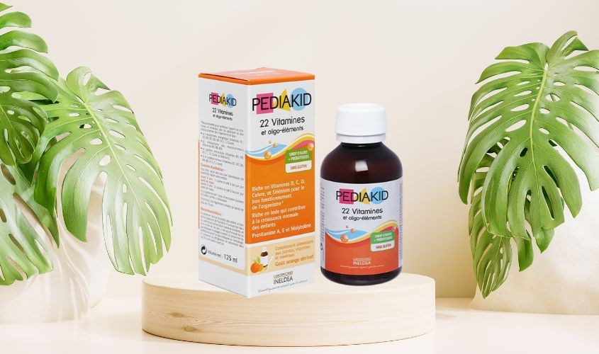 Siro Pediakid 22 Vitamines bổ sung vitamin và khoáng chất 125 ml (từ 1 tuổi)