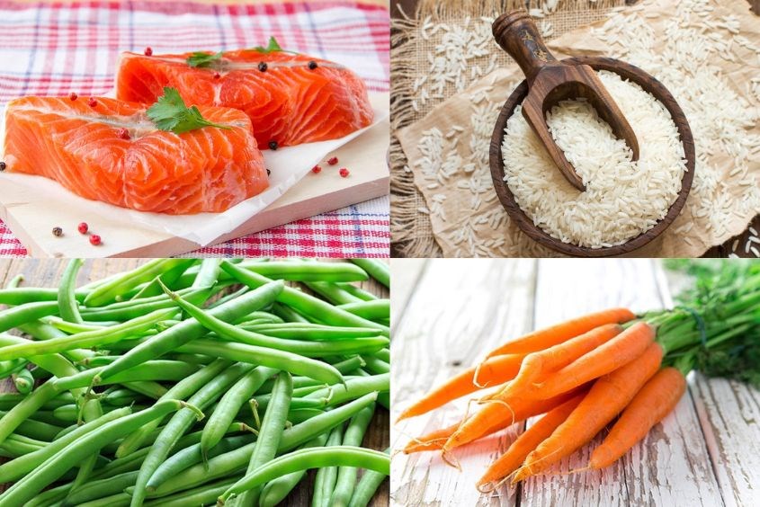 Cháo cá hồi cà rốt cho bé siêu ngon