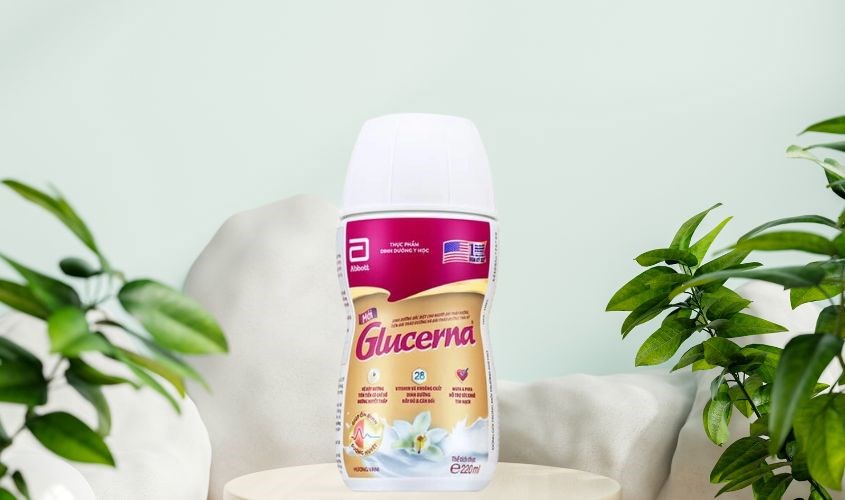 Lốc 6 chai sữa bột người lớn pha sẵn Abbott Glucerna hương vani 220 ml