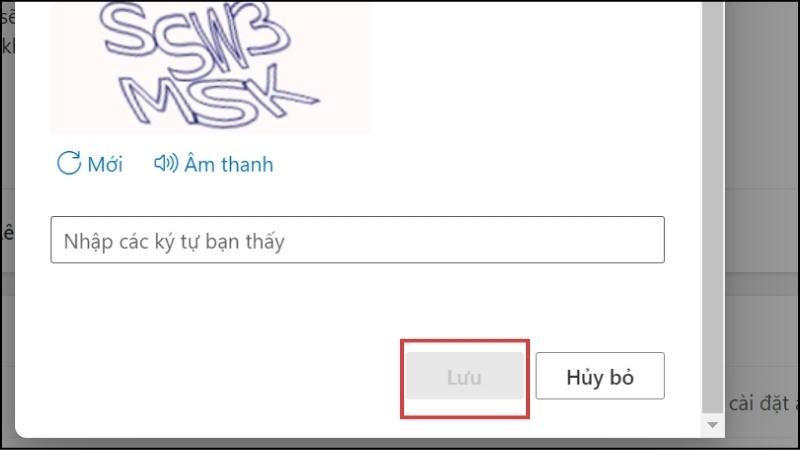 Thực hiện xóa username hiện tại của bạn và thêm tên Account mới