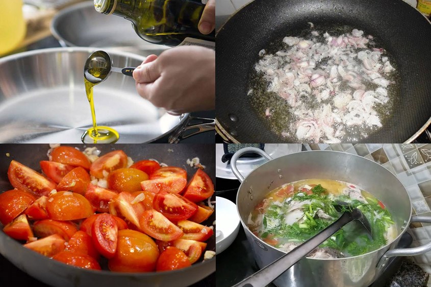 Quy trình nấu canh cá lóc cho bé ăn dặm Cá lóc nấu canh gì cho bé ăn dặm bổ sung dinh dưỡng