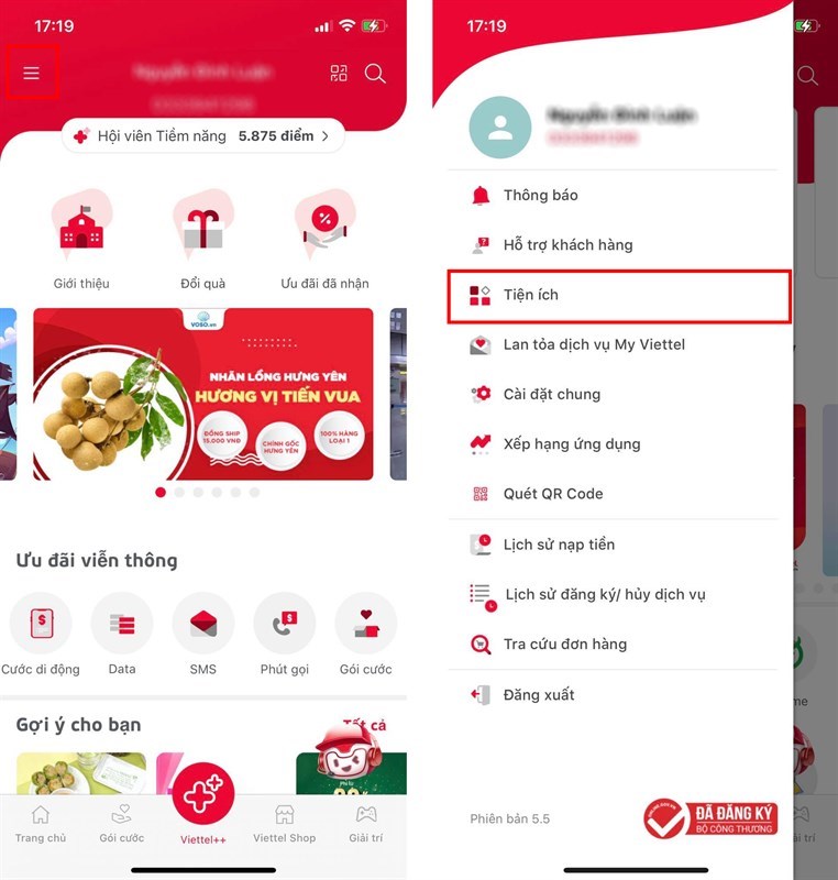 Người <span class='marker'>sử dụng</span> <span class='marker'>chuyển vận</span> <span class='marker'>áp dụng</span> My Viettel trên App Store về iPhone của mình