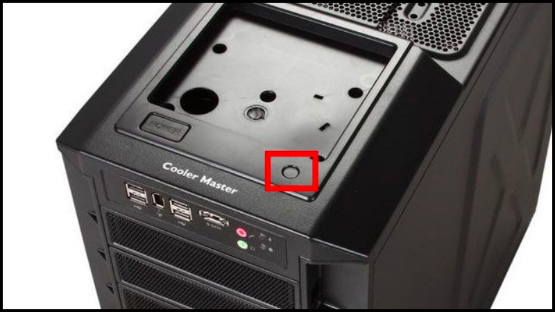 Bạn hãy ấn nút Power hoặc là On/Off có trên thùng máy (Case) để khởi động(TNT)