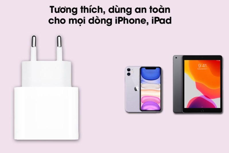 Sạc qua cổng ra Type-C phù hợp nhiều loại thiết bị