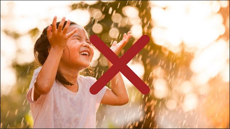 Tránh để làn da tiếp xúc trực tiếp với làn da