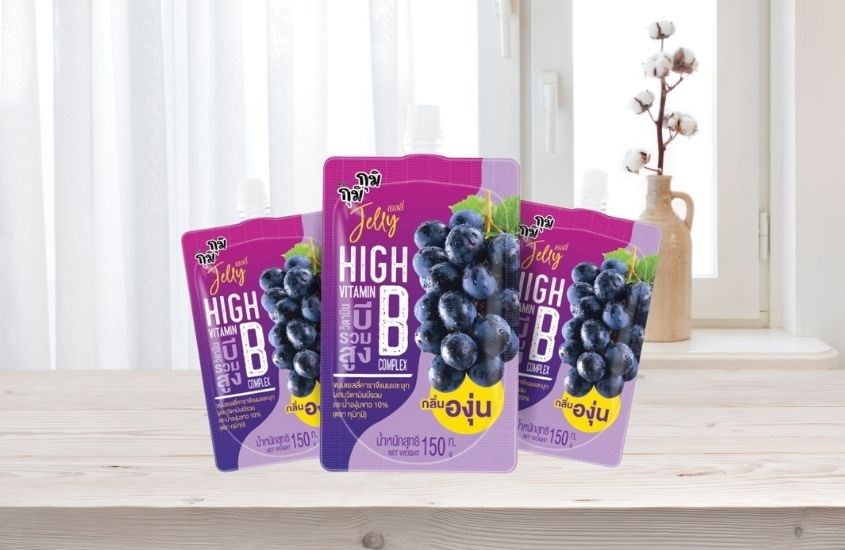 Nước ép trái cây Jelly Gumi Gumi vị nho 150g (từ 3 tuổi)