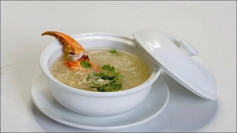 Trong 240g súp cua truyền thống có khoảng 256 calo