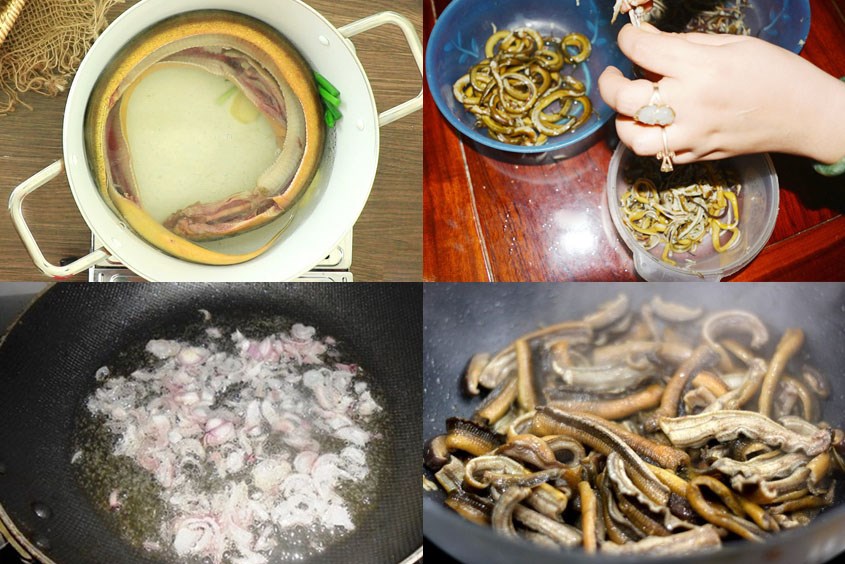 Nấu cháo lươn cải bó xôi cho bé ăn dặm bổ dưỡng