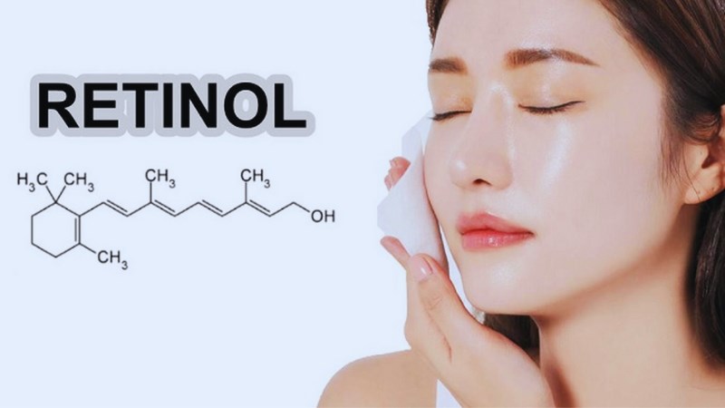 Sử dụng retinol giúp làm mờ nếp nhăn