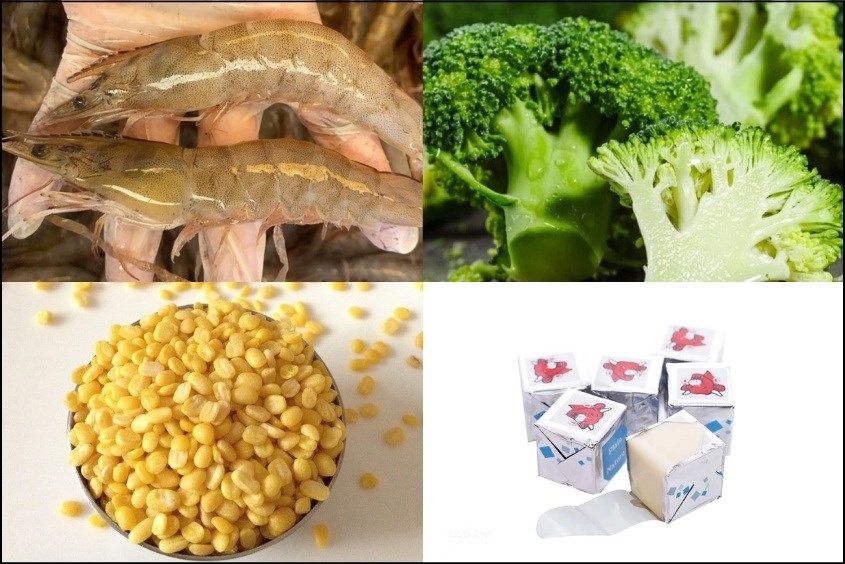 Món cháo tôm phô mai cho bé ăn dặm