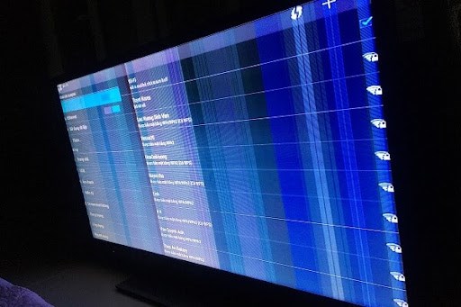 Tivi Sony gặp lỗi sọc màn hình bao gồm nguyên nhân bên trong và cả bên ngoài 